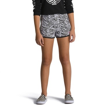 VANS ZEBRA DAZE SAS SHORT VN00040CWHT-WHT White-Black