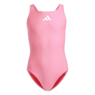 Παιδικό Ολόσωμο Μαγιό Φούξια - adidas Performance 3 Bar Logo