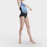 Speedo Digital Placement Splashback Πολύχρωμο - Παιδικό Ολόσωμο Μαγιό Εικόνα 4