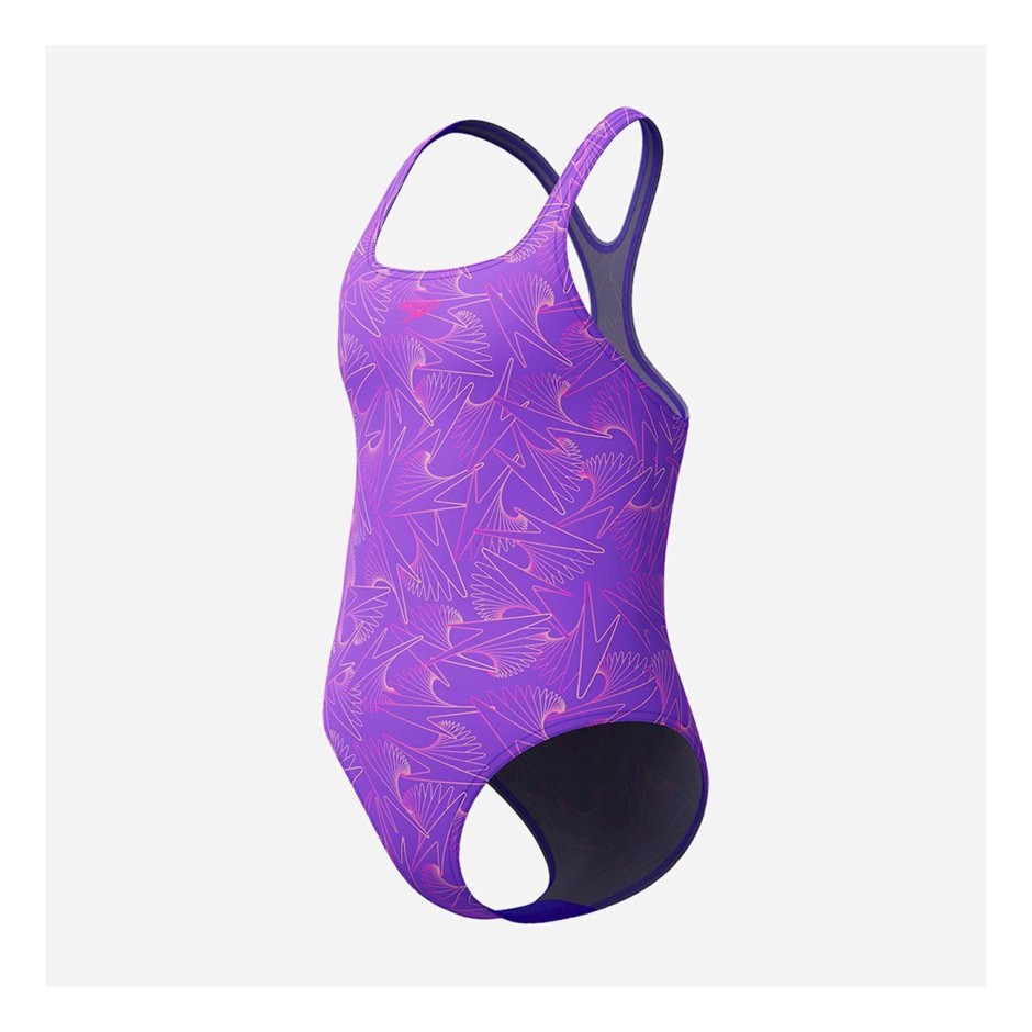 SPEEDO GIRLS HYPERBOOM ALLOVER MEDALIST 8-00372815333 Purple
