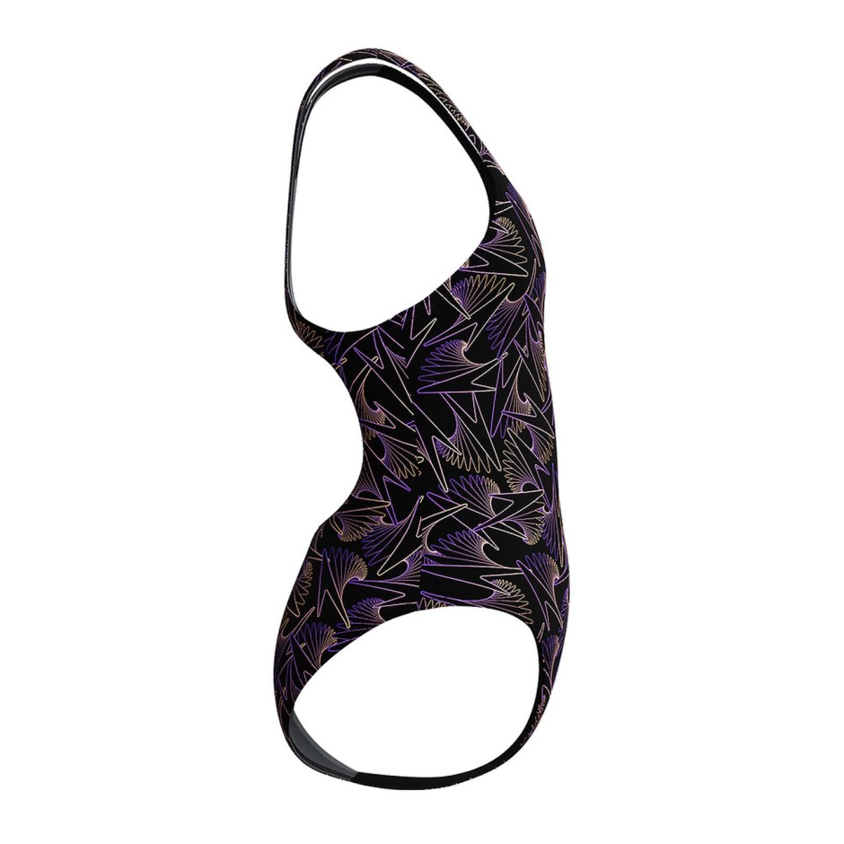 SPEEDO GIRLS HYPERBOOM ALLOVER MEDALIST 8-00372818692 Black
