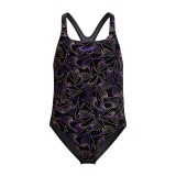 SPEEDO GIRLS HYPERBOOM ALLOVER MEDALIST 8-00372818692 Black Image 
