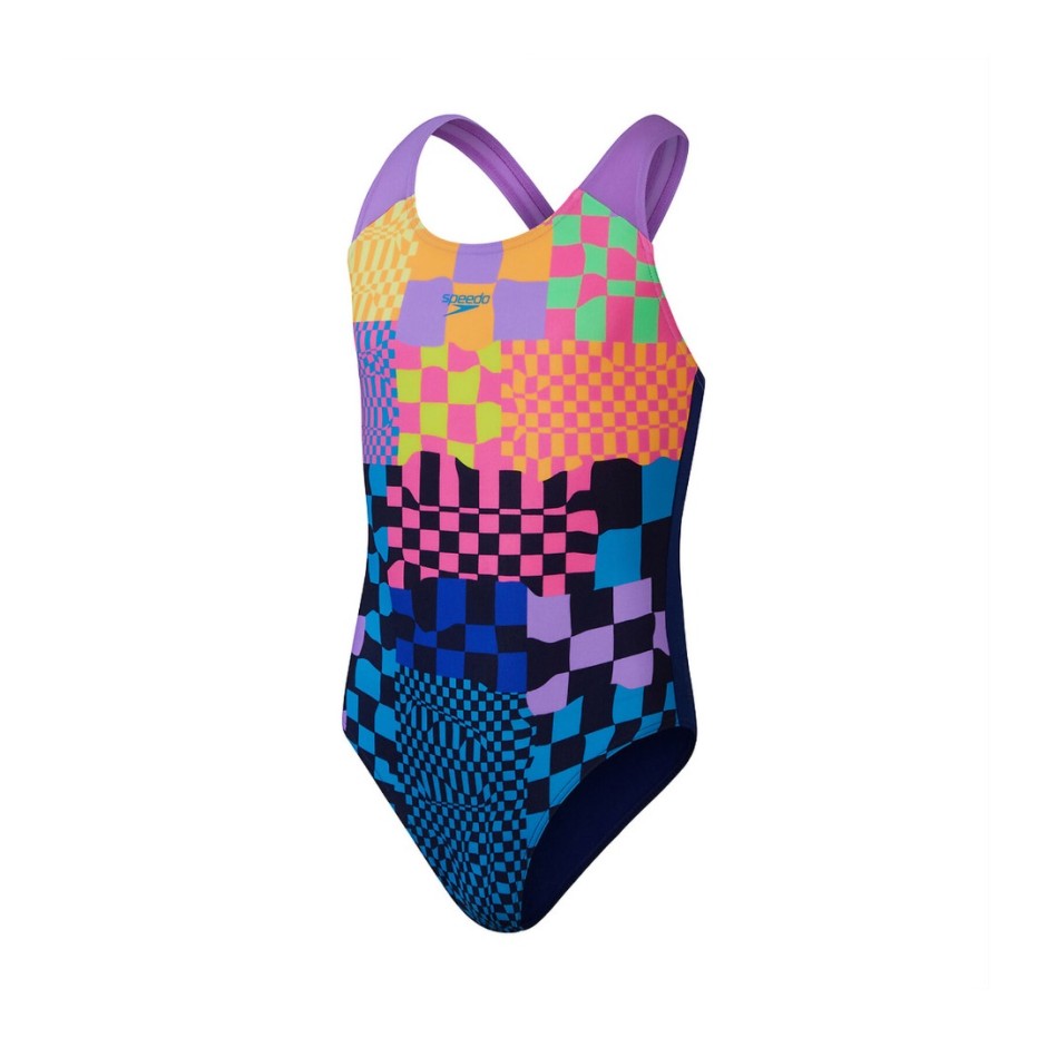 SPEEDO GIRLS DIGITAL PLACEMENT SPASHBACK 8-00262516782 Colorful