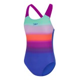 SPEEDO GIRLS PRINTED PULSEBACK 8-00313518160 Colorful Image 