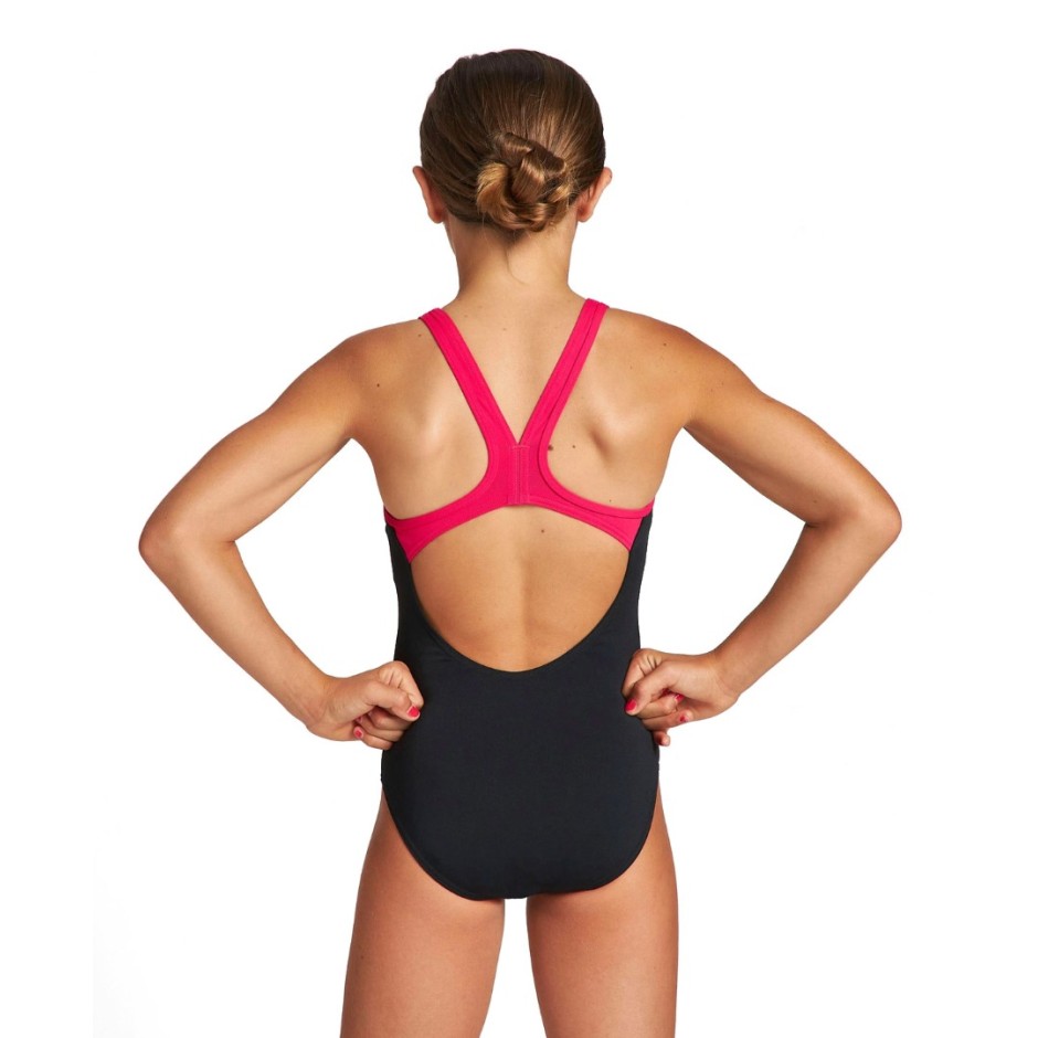 Παιδικό Ολόσωμο Μαγιό ARENA G BIGLOGO JR SWIM PRO BACK ONE PIECE Μαύρο 001332-595 