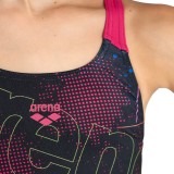 ARENA GIRL'S GALACTICS SWIMSUIT SWIM PRO BACK 005923-590 Colorful Image 1