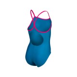 ARENA GIRL'S SWIMSUIT LIGHT DROP SOLID 005919-890 Royal Blue Image 2