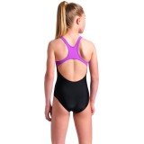 ARENA GIRL'S DIM LIGHT SWIMSUIT SWIM PRO BACK 008104-509 Purple Image 0