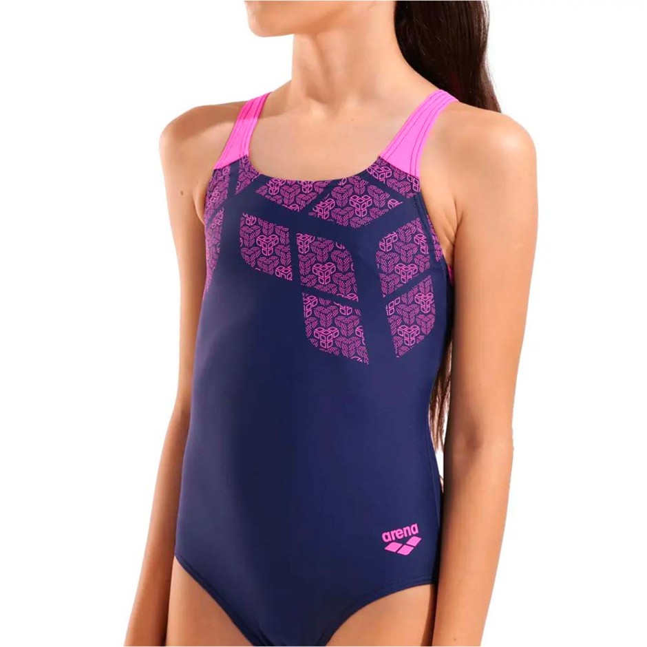 Παιδικό Ολόσωμο Μαγιό Μωβ - Arena Kikko