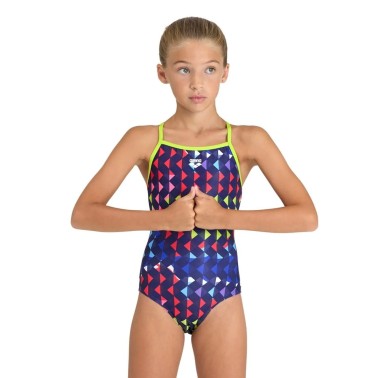 ARENA GIRL'S SWIMSUIT CARNIVAL PRINT Πολύχρωμο