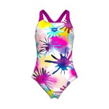 ARENA SPRAYING SWIMSUIT SWIM PRO BACK 010720-815 Colorful Image 