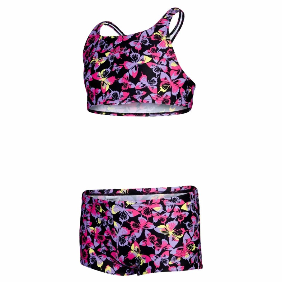 SPEEDO ALLOVER 2 PIECE BOYLEG SHORT 003107-14734G Colorful