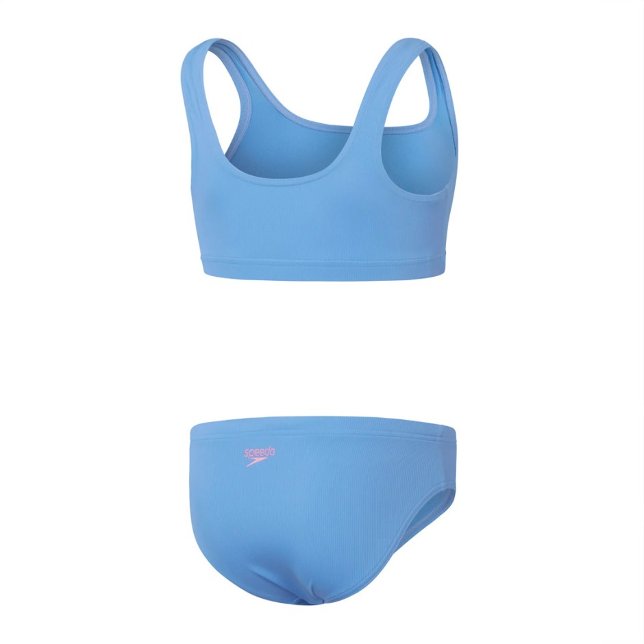 SPEEDO GIRLS TEXTURED 2 PC 8-00373716004 Siel