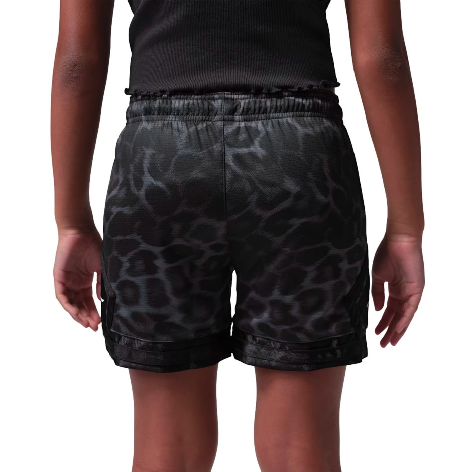 Παιδική Βερμούδα Μαύρη - Jordan Dri-FIT Printed Sport Diamond