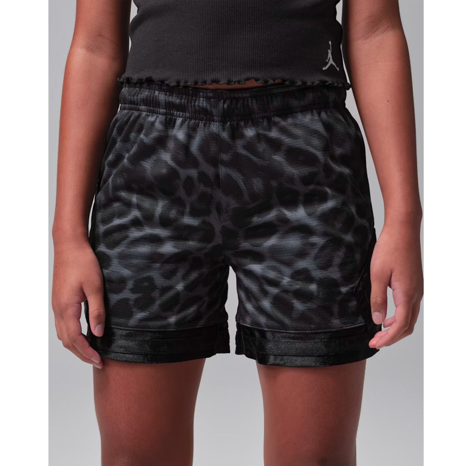 Παιδική Βερμούδα Μαύρη - Jordan Dri-FIT Printed Sport Diamond
