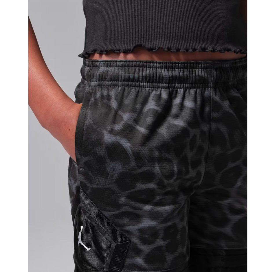 Παιδική Βερμούδα Μαύρη - Jordan Dri-FIT Printed Sport Diamond