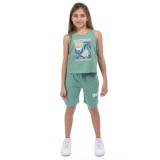 Παιδική Βερμούδα Πράσινη - District75  Εικόνα 4