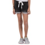 DISTRICT75 GIRLS' JEANS SHORTS 119KGSO-477 Μαύρο Εικόνα 