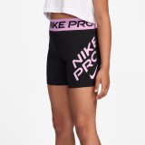 Kids' Biker Shorts Black - Nike Pro Image 1