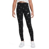 NIKE G NSW FAVORITES LEGGING AOP CU8337-010 Μαύρο Εικόνα 