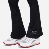 NIKE G NSW AIR ESSNTL HR TGHT FLARE FD2963-010 Black Image 2