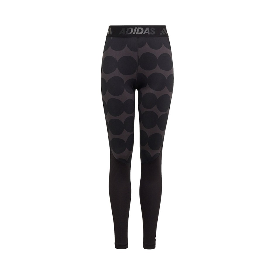 adidas Performance MARIMEKKO TECHFIT PRIMEGREEN AEROREADY TRAINING POCKET TIGHTS H16916 Coal