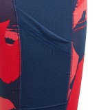 adidas Originals ALLOVER PRINT LEGGINGS FM5804 Ροζ Εικόνα 2