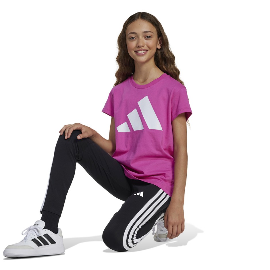 Παιδικό Κολάν Μαύρο - adidas Sportswear Essentials 3-Stripes