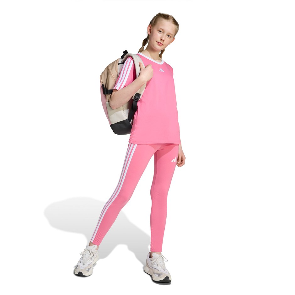 Παιδικό Κολάν Ροζ - adidas Sportswear Essentials 3-Stripes
