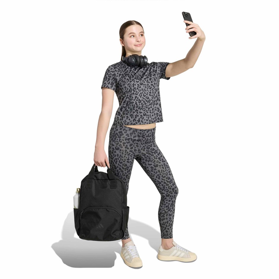 Kids' Leggings Grey - adidas Sportswear Animal Print Sport