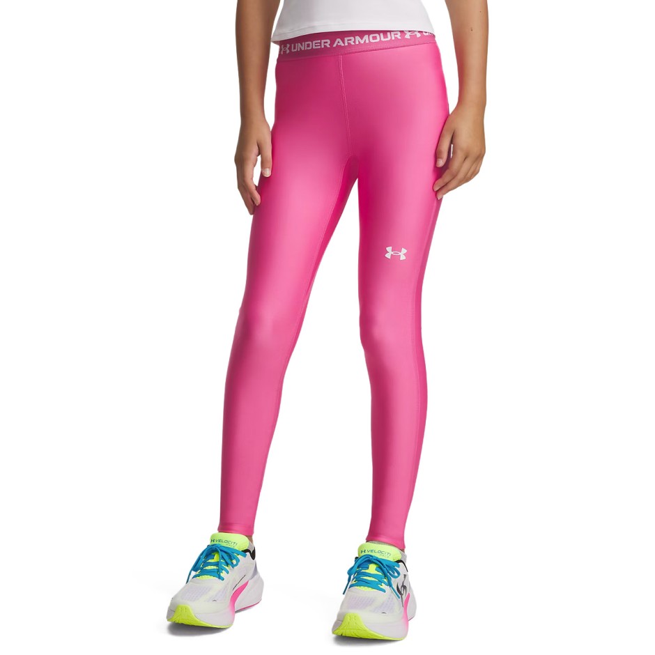 Kids’ Training Leggings Pink - Under Armour HeatGear