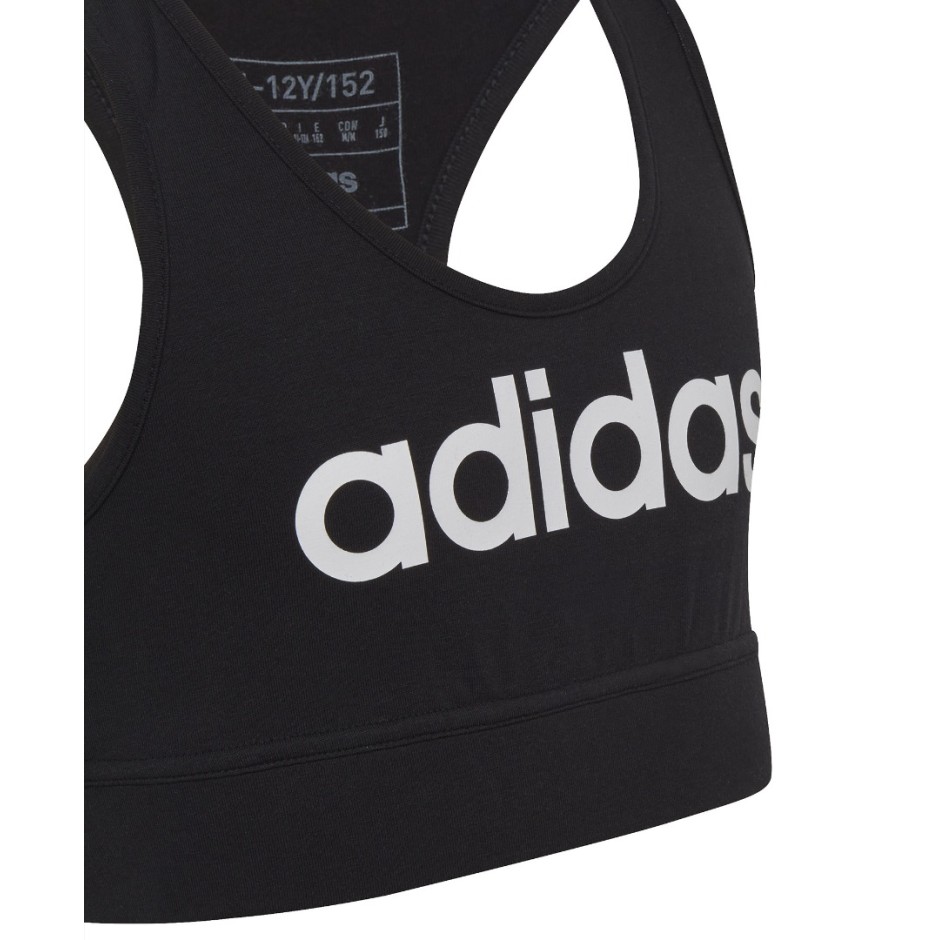 Παιδικό Μπουστάκι Μαύρο - adidas Sportswear Linear