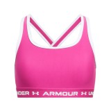 UNDER ARMOUR CROSSBACK MID SOLID 1369971-654 Fuchsia Image 