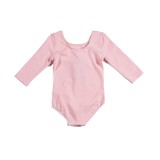 GO DANCE GIRLS LEOTARDS 3/4 SLEEVE 9991-TPK Ροζ Εικόνα 