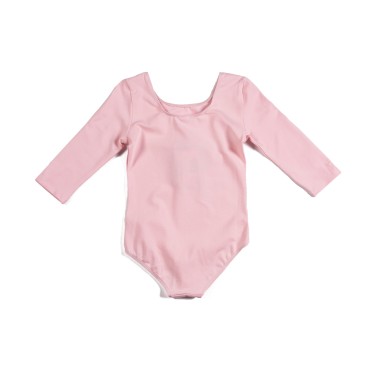 GO DANCE GIRLS LEOTARDS 3/4 SLEEVE 9991-TPK Pink