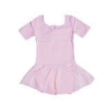 GO DANCE GIRLS SHORT SLEEVE LEOTARD W SKIRT Ροζ Εικόνα 