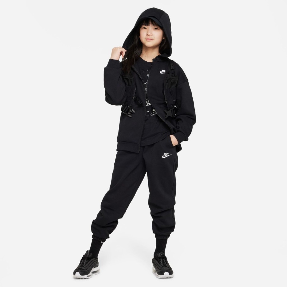Παιδική Ζακέτα Μαύρη - Nike Sportswear Club Fleece 