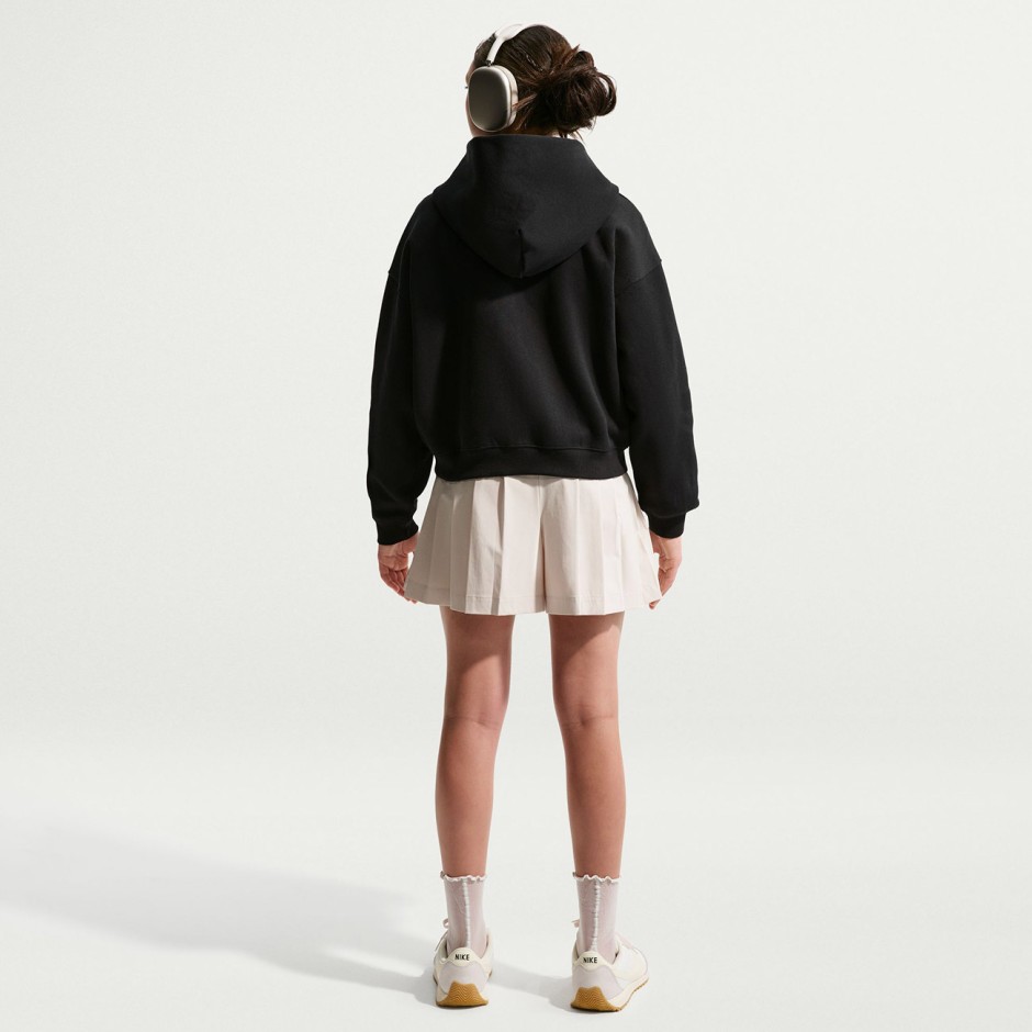 Παιδική Ζακέτα Μαύρη - Nike Sportswear Studio Fleece