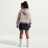 Kids' Full-Zip Hoodie Beige - Nike Sportswear Studio Fleece Image 2