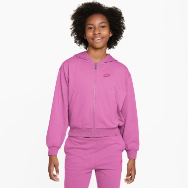 Nike Sportswear Φούξια - Παιδική Ζακέτα Με Κουκούλα