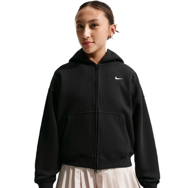 Παιδική Ζακέτα Μαύρη - Nike Sportswear Studio Fleece