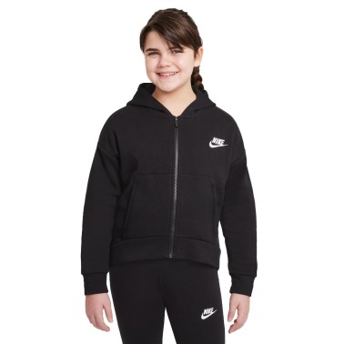 Παιδική Ζακέτα NIKE SPORTSWEAR CLUB FLEECE Μαύρο DC7118-010 
