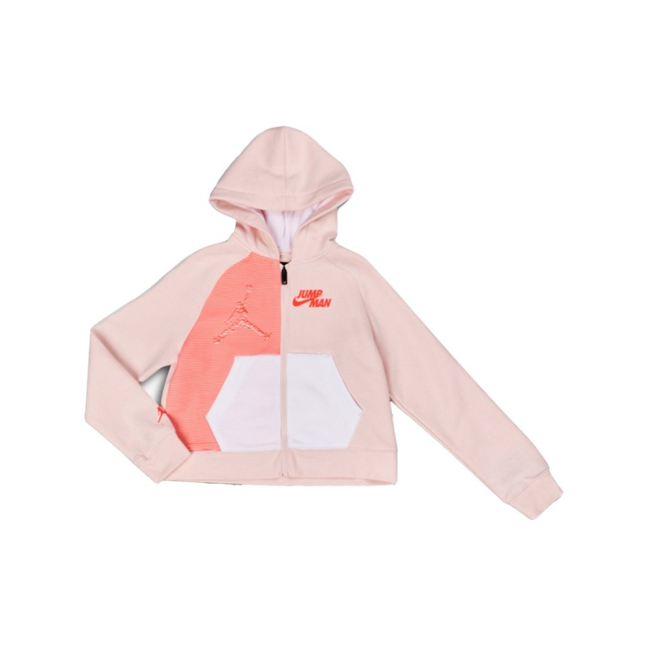 JORDAN BIG JUMPMAN X NIKE FZ HOODIE 45B170-X24 Ροζ