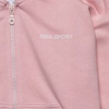 GSA SPORT HOODIE JACKET (BRUSHED) 28-3408-LIGHT PINK Pink Image 1