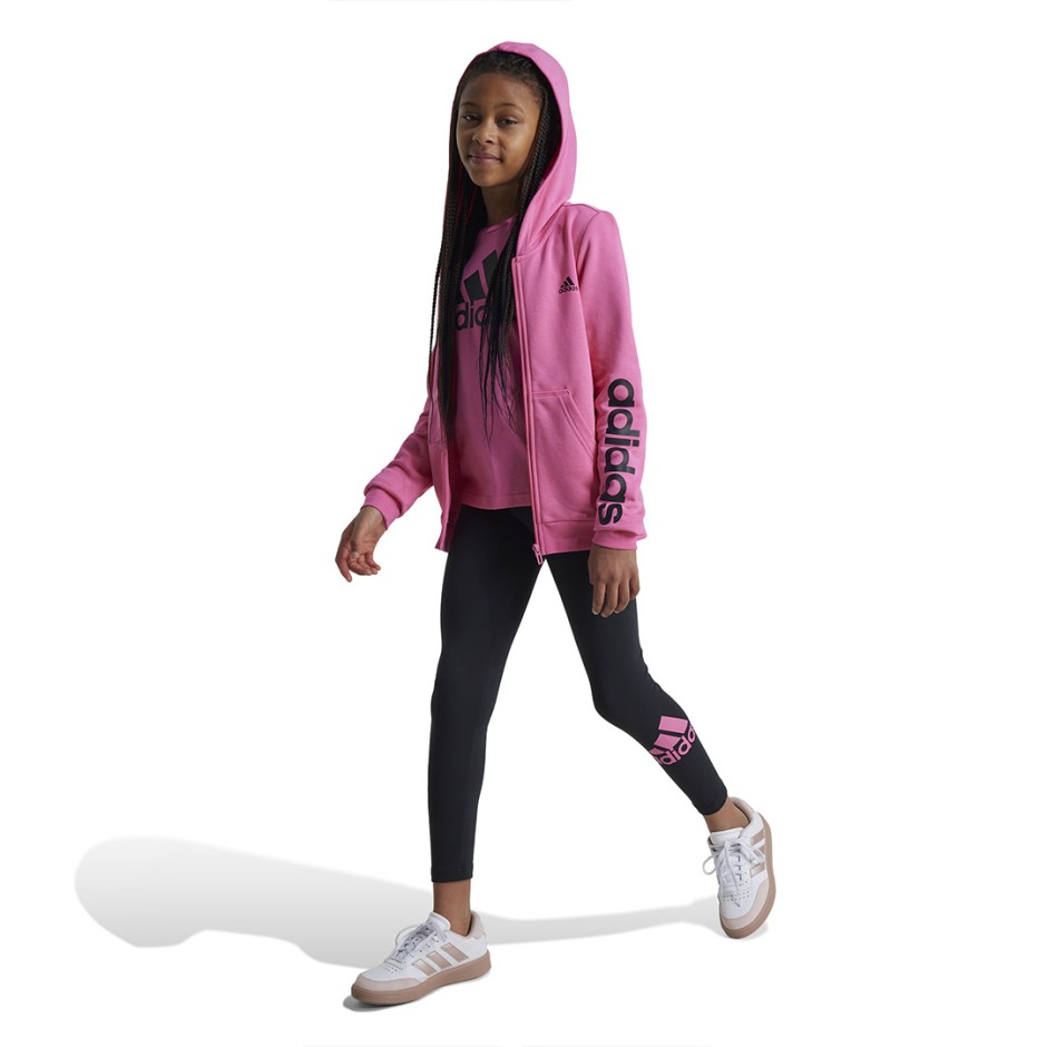 Παιδική Ζακέτα Ροζ - adidas Sportswear Essentials Linear Logo