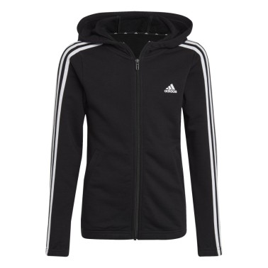Παιδική Ζακέτα Μαύρη - adidas Sportswear Essentials 3-Stripes
