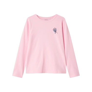Παιδική Μακρυμάνικη Μπλούζα Ροζ - Name It Nmfoslina