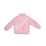 NIKE BIG SWOOSH FAUX FUR JACKET 36J828-A9Y Pink Image 