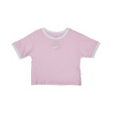 NIKE SWOOSH RINGER TEE Ροζ Εικόνα 