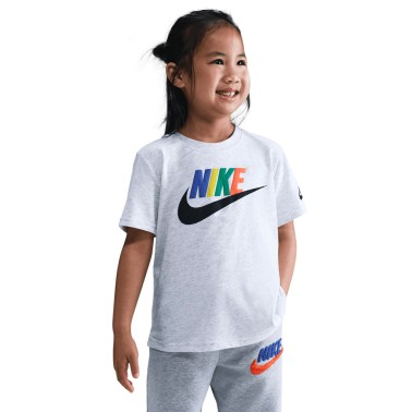 Παιδική Κοντομάνικη Μπλούζα Εκρού - Nike Club Family